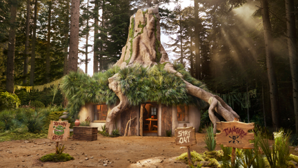 You can now stay at Shrek's Swamp this Halloween for free!