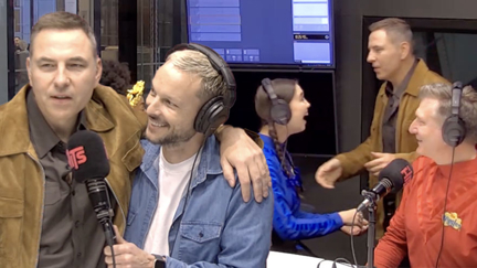 Watch the moment David Walliams crashed The Wiggles' interview with Jono & Ben!