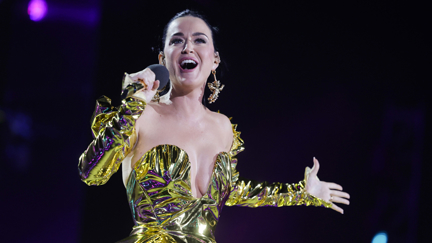 Katy Perry just sang in space!