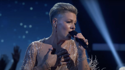 Watch Pink's touching live tribute performance to the late Olivia Newton-John